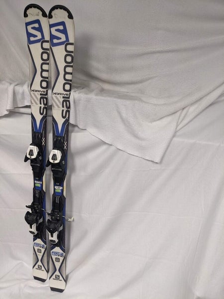 Salomon XDrive Focus Skis w/Salomon Bindings Size 140 Color White Condition | SidelineSwap