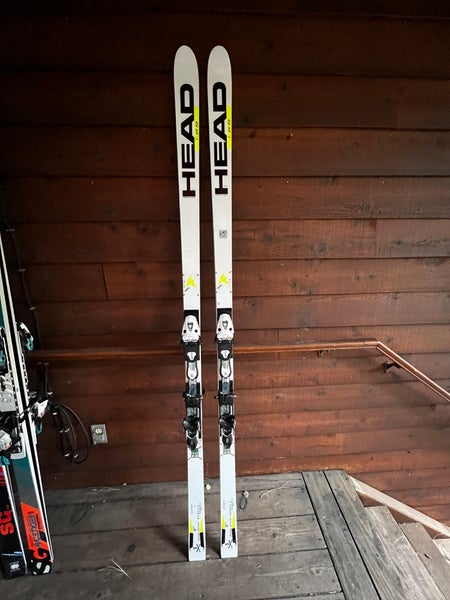 210cm 50m HEAD DH SKIS With 20 DIN Bindings