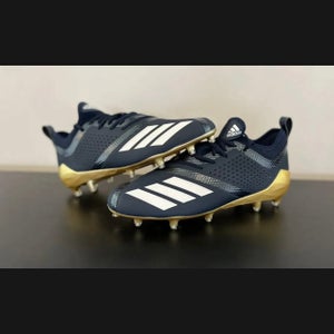 Men’s Size 11.5 Adidas Adizero 5-Star 7.0 Football Cleats Blue Gold D97807