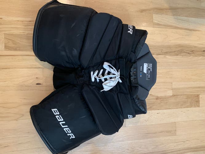 Senior Used Small Bauer Pro Hockey Goalie Pants