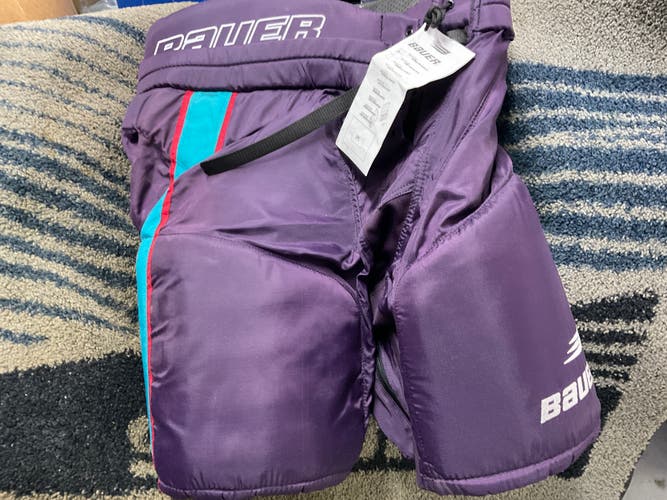 DETROIT VIPERS - IHL - Senior New Medium Bauer Hockey Pants Pro Stock