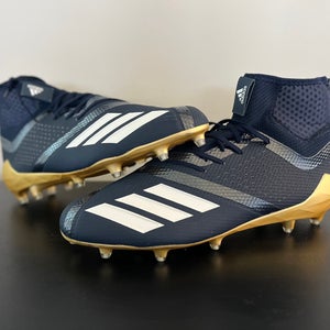 Men’s Size 14 Adidas Adizero 5 Star 7.0 SK Football Cleats Blue/Gold NEW