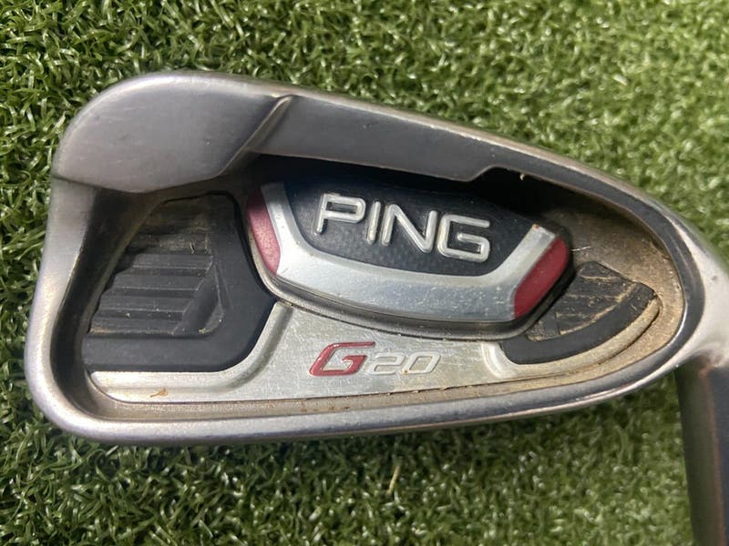Ping G20 7 Iron Gold Dot 4* Flat RH / AWT Regular Steel ~37