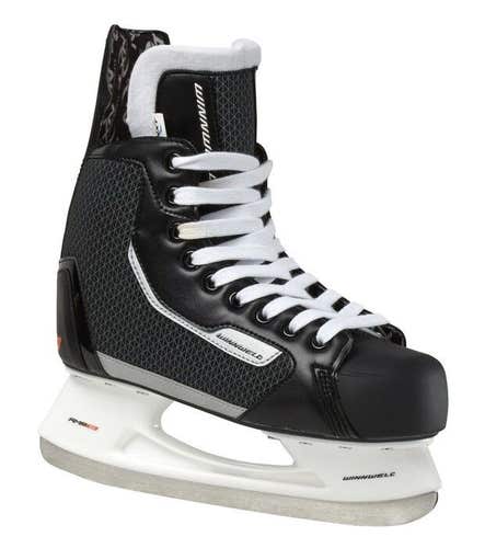 New Winwell AMP 300 Mens Ice Hockey Player Skates size 13 senior black sr skate