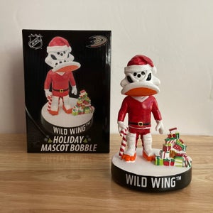 NHL Anaheim Ducks Wild Wing Mascot Bobblehead - Christmas *LIMITED EDITION TO 300*