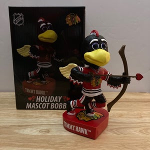 NHL Chicago Blackhawks Tommy Hawk Bobblehead - Valentine's Day *LIMITED EDITION TO 500*