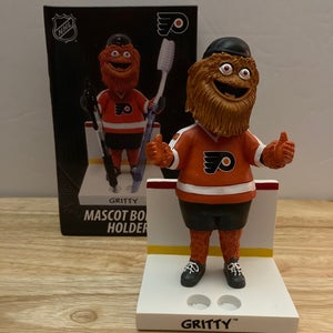 NHL Philadelphia Flyers Gritty Mascot Bobblehead/Bobble Holder *RARE ITEM*