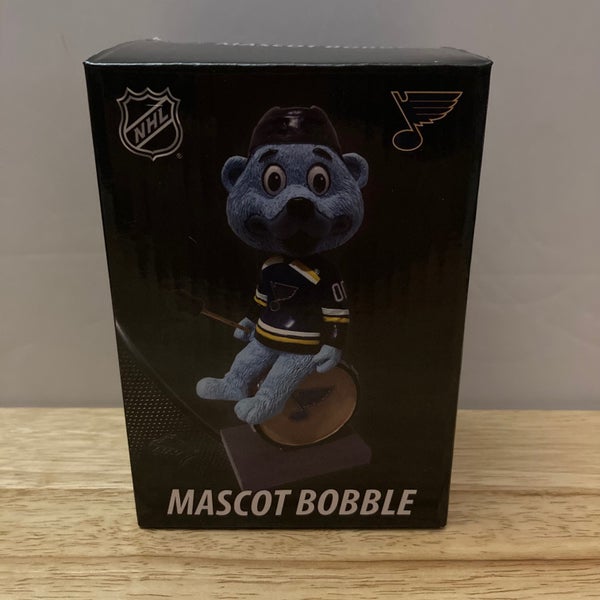 NHL St. Louis Blues Louie Mascot Bobblehead - Louie On Drum (4 inches)