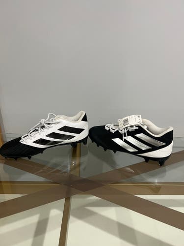 Black Adult New Men's Size 11  Molded Cleats Adidas Low Top freak carbon low