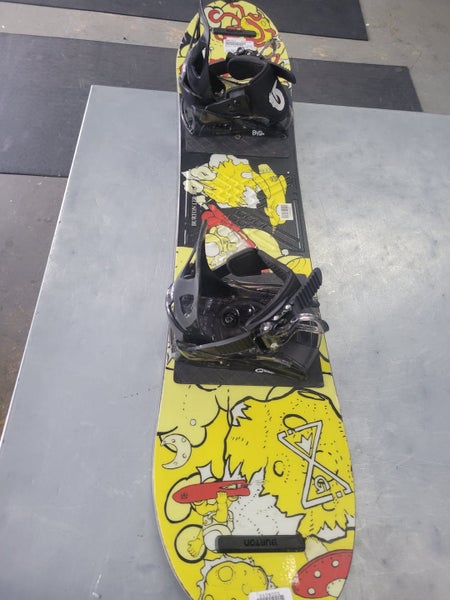 Used Burton Ltr 100 Cm Boys Snowboard Combo