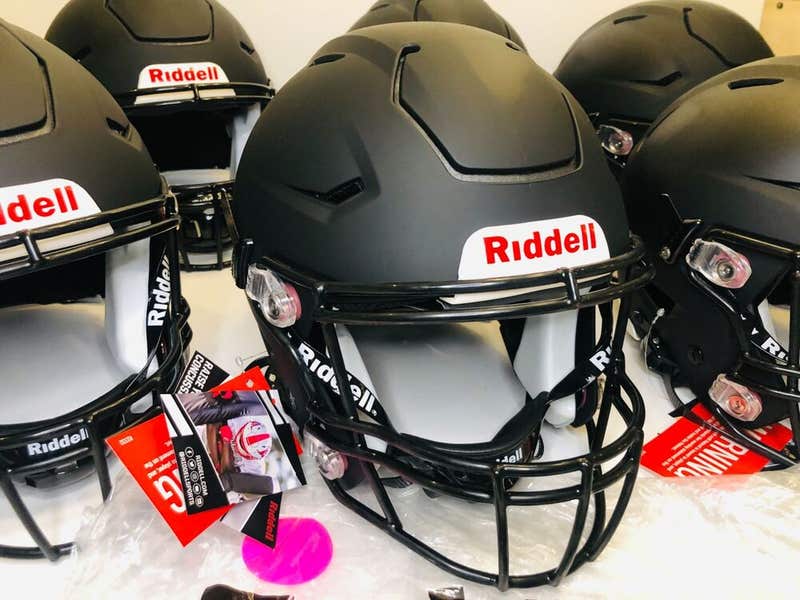 Adult Extra Large XL Riddell Speedflex Black Matte Brand New