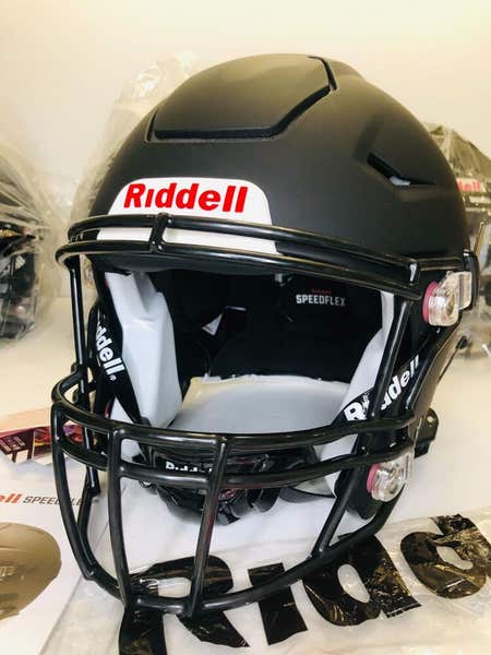 Adult Extra Large XL Riddell Speedflex Black Matte Brand New w