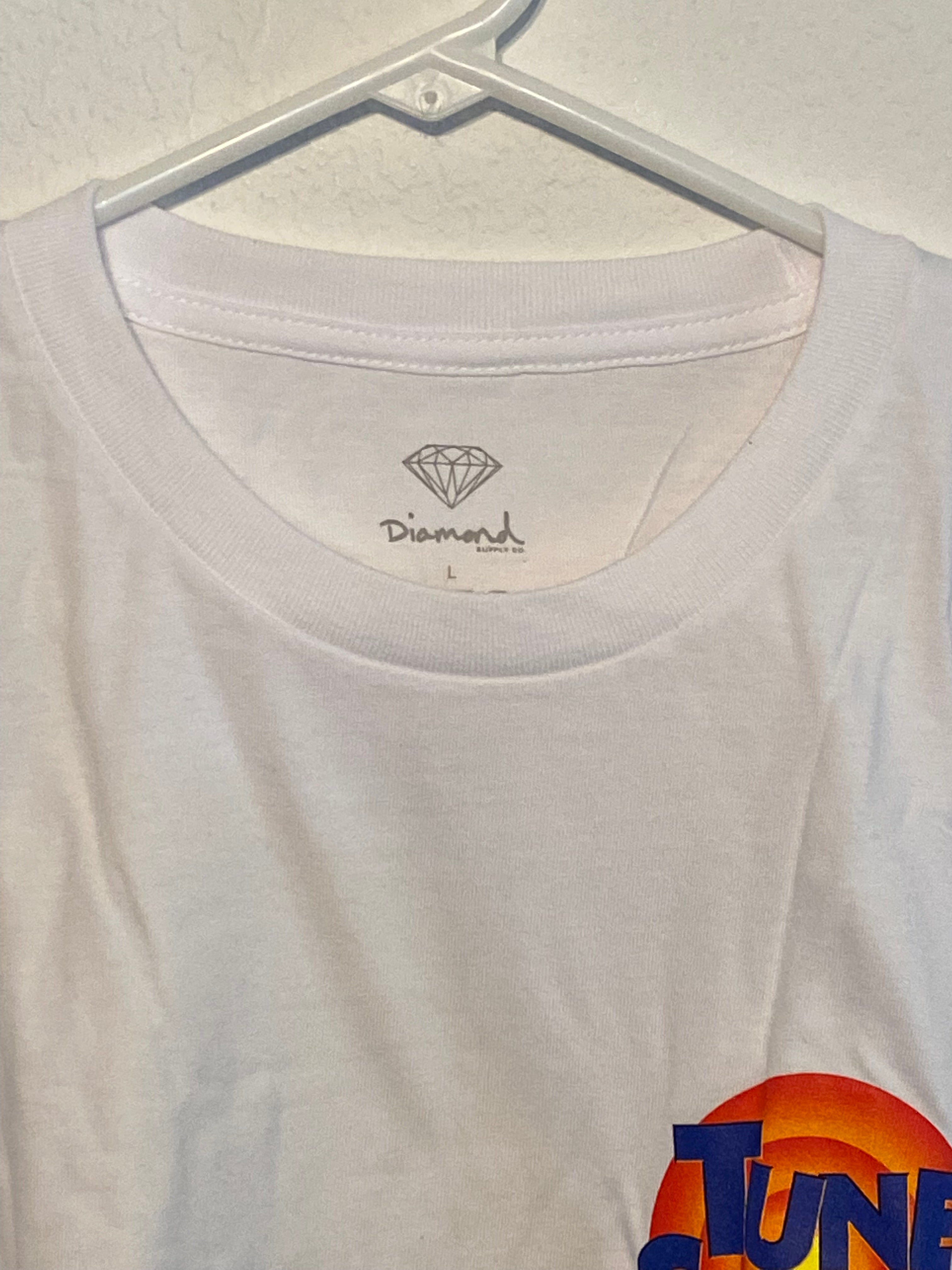 LA Lakers Space Jam Diamond Supply Co Tee T-shirt Size XL