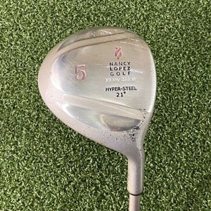 Nancy Lopez Golf Hyper-Steel 5 Wood 21* / RH / Ladies Graphite ~42.5" / jl5331