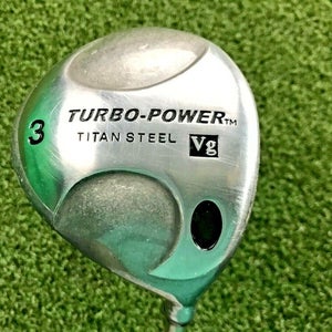 Turbo-Power Titan Steel 3 Wood / RH / Regular Graphite / dw0611
