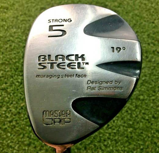 MasterGrip Black Steel 5 Wood 19*  /  LH  / Regular Graphite / New Grip / mm4669
