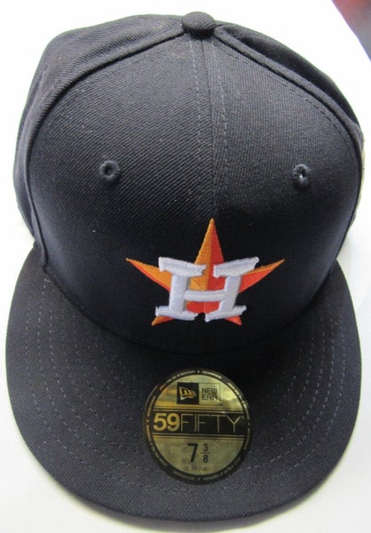 New Era Houston Astros World Series Fitted Hat 7 3/8 / Navy