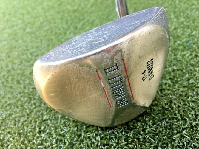 BB-II Stainless Mallet Putter  /  RH /  Steel ~35.5" / Nice Lamkin Grip / mm5380