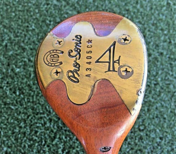 HB PowerBilt Pro-Sonic 4 Wood RH ~41.5" Stiff Steel / Beautiful Original /mm1267