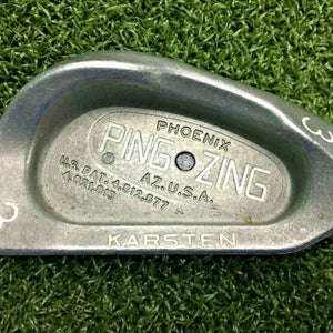 Ping Zing Black Dot 3 Iron /  RH  / KT-M Stiff Steel ~38" /  Nice Club  / mm9155