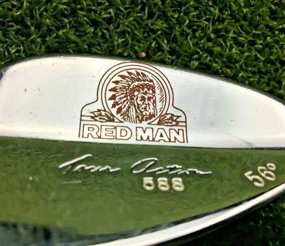 Red Man Collectors Cleveland Tour Action Reg 588 Sand Wedge 56* RH Steel /mm8094