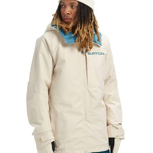 Burton Radial Gore-Tex Insulated Snowboard Jacket Mens Almond Milk Large