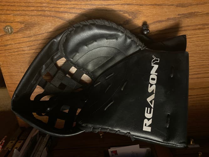 Used Black ReasonY Efficiency Goalie Glove