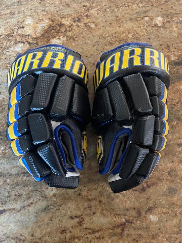 Black/Blue/Yellow Warrior Gloves