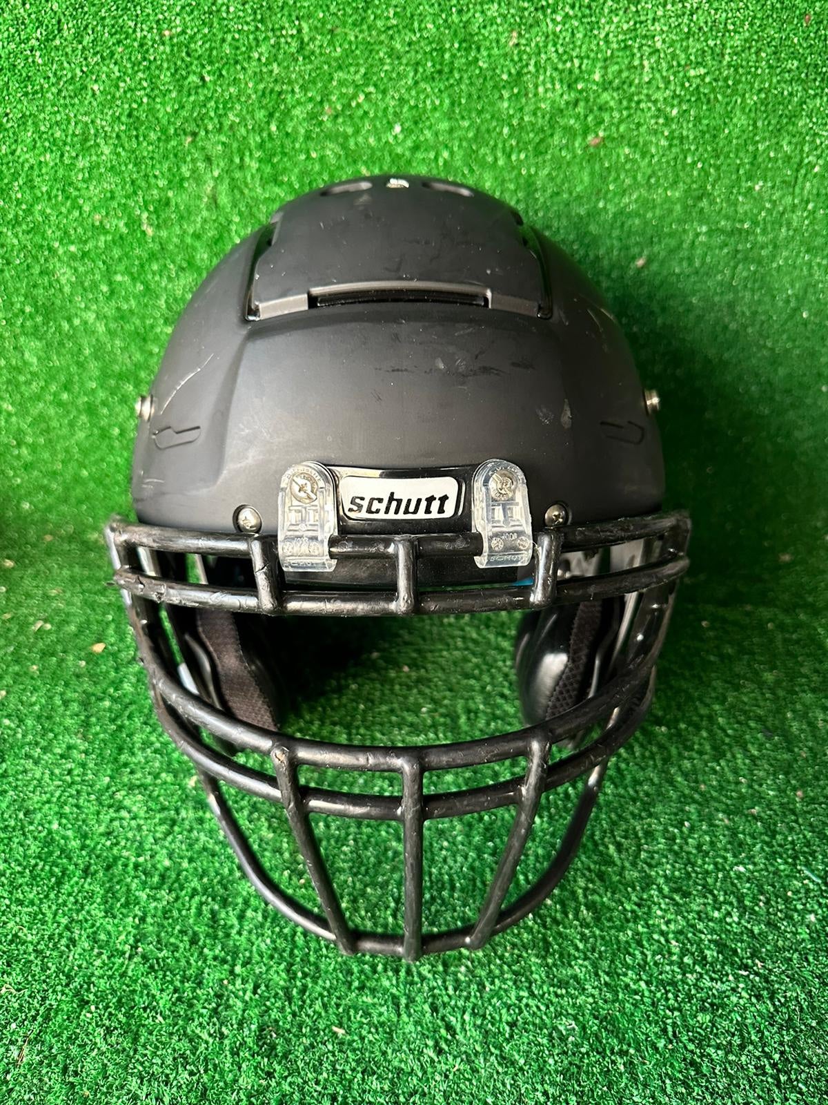 adult football helmet black