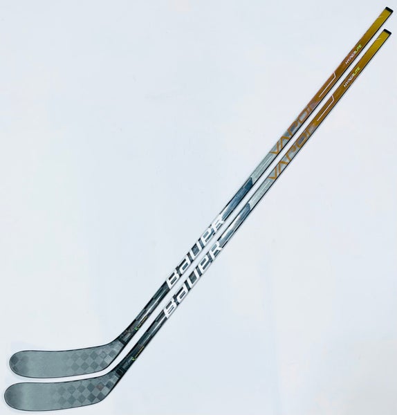 New 2 Pack Custom Orange Bauer Vapor Hyperlite Hockey Sticks-RH-P28M-82  Flex-Stick' Em Grip