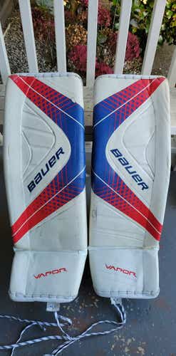 Used 34" Bauer Vapor 1X Goalie Leg Pads