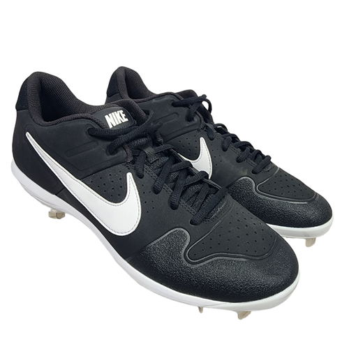 Nike Men Alpha Huarache Varsity Low Baseball Cleats Size 10.5 Black
