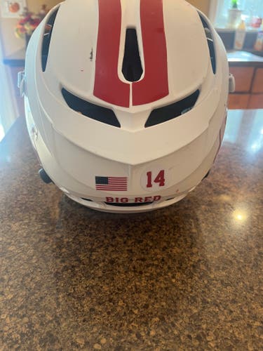 Used Player's STX Rival Helmet- Cornell Team Issued