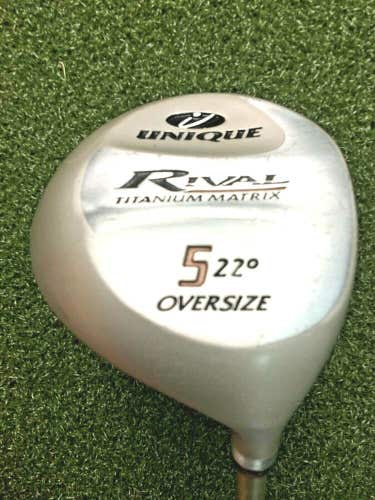 Unique Rival Oversize 5 Wood 22* / RH / ~40.5" Regular Graphite / gw4264