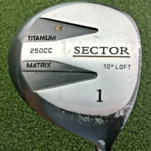 Knight Golf Sector 250CC Driver 10* / RH ~41" / Regular Steel / gw5954