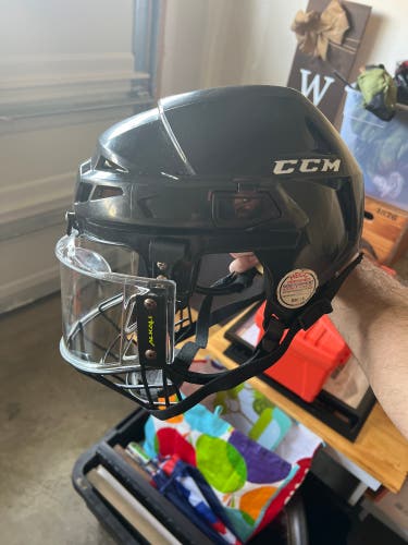 CCM helmet + visor
