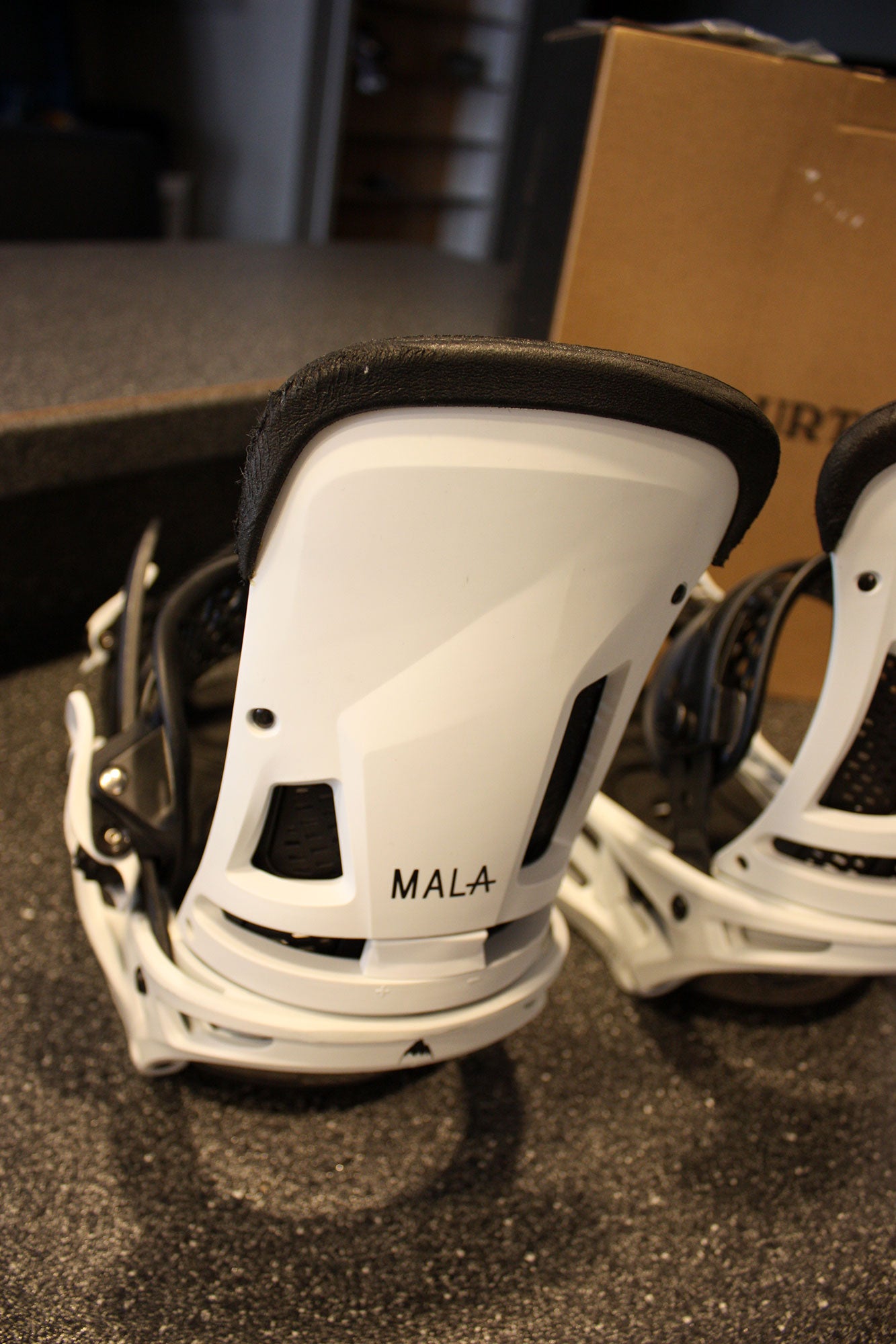 Burton Malavita EST Snowboard Bindings White 2021 2022 SidelineSwap