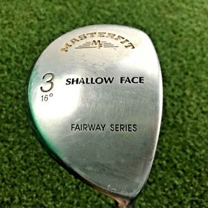 Masterfit Shallow Face 3 Wood 16* / RH / Regular Graphite / dw0256
