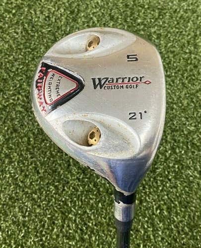 Warrior Custom Golf 5 Wood 21* / RH / Senior Graphite ~41.5" / jl5060
