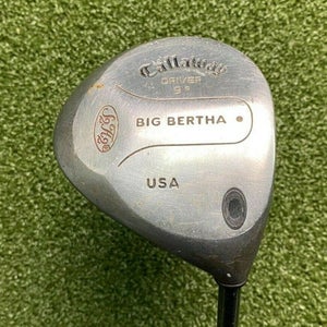 Callaway Big Bertha Driver 9* / RH / Regular Graphite ~43" / New Grip / jl6660
