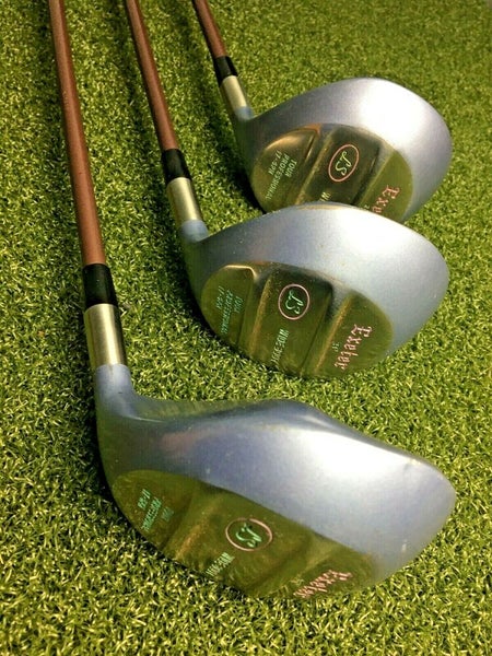 Set of 5 Clubs Lee Trevino Faultless Woods 1 2 3 4 5 Good Grips