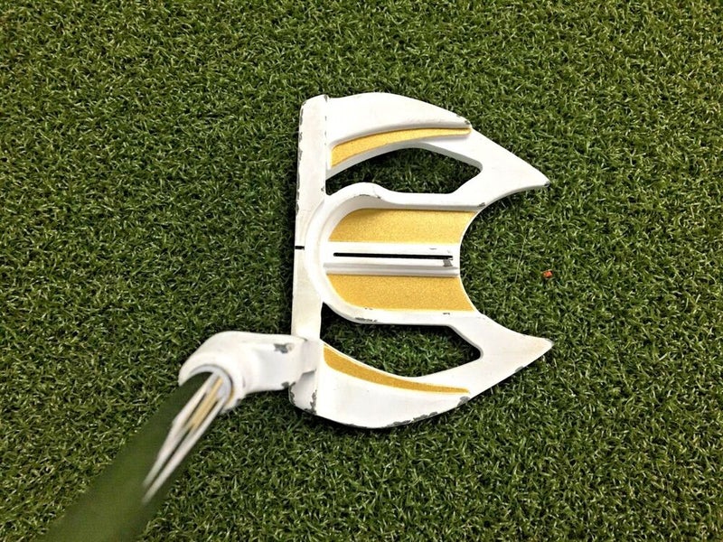 Naples Bay Fancy Series 258 Mallet Putter / RH / ~33" Steel / NEW GRIP / mm7223