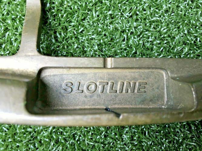 Slotline 9813c Milled Putter  /  RH  /  Fluted Steel ~35.5"  / New Grip / mm5264