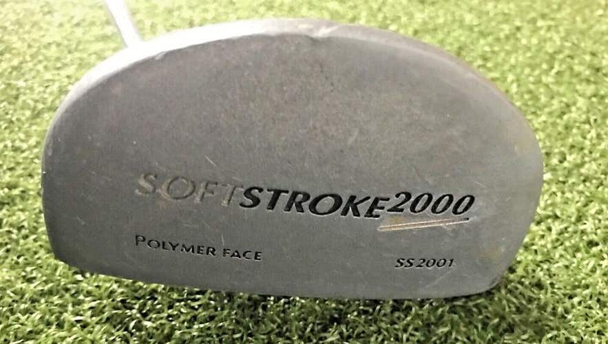 Soft Stroke 2000 Polymer Face Mallet Putter / RH / ~32" / NEW Grip / dj7266