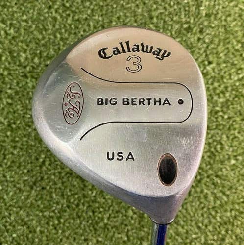Callaway Big Bertha 3 Wood / RH / Senior Steel ~42" / Good Grip / jl4681