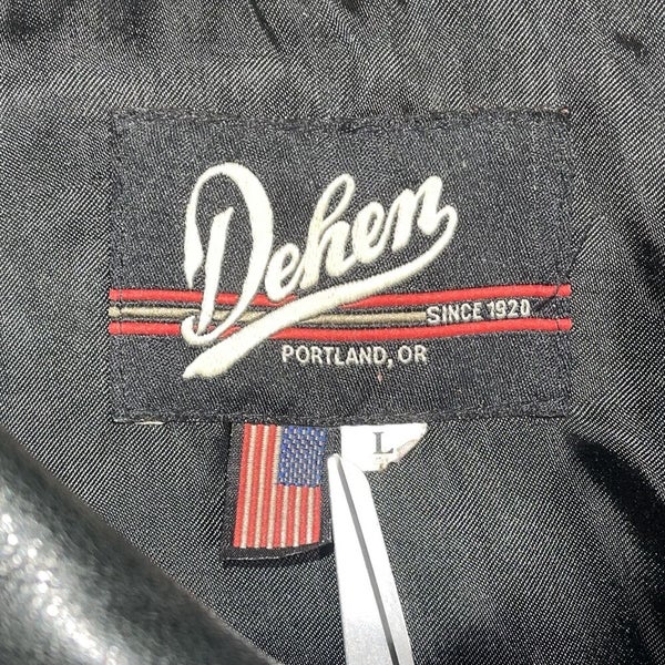 The Disney Store Vintage Dehen Wool Leather Embroidered Varsity Jacket Sz L