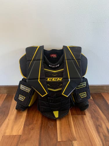 Used Large CCM  Premier R1.9 Goalie Chest Protector