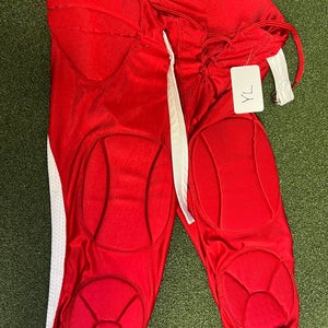 Red Alleson Integrated Football Pants (9715)