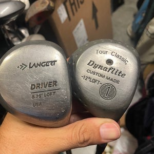 Vintage Golf Clubs 2 Pc In Right Handed