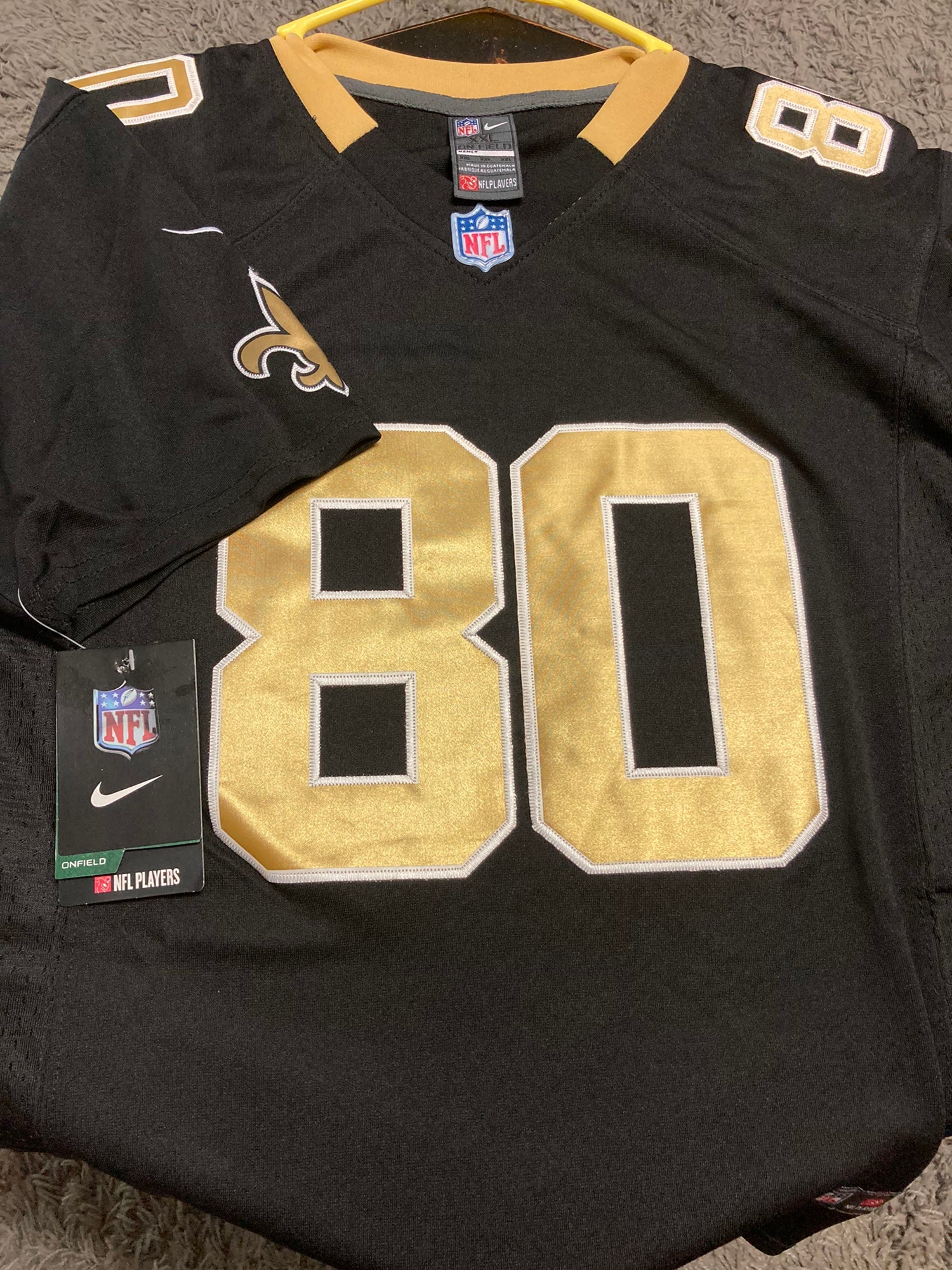 Toddler New Orleans Saints Jimmy Graham Nike Black Game Jersey